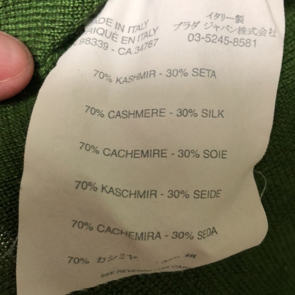 Prada 44 Cashmere and Silk Cardigan - Picture 8 of 8